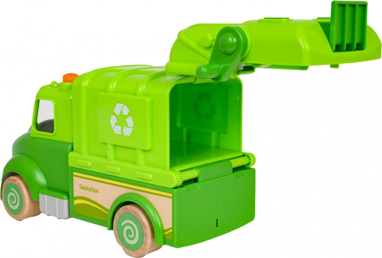 Elevador funcional y contenedor abatible