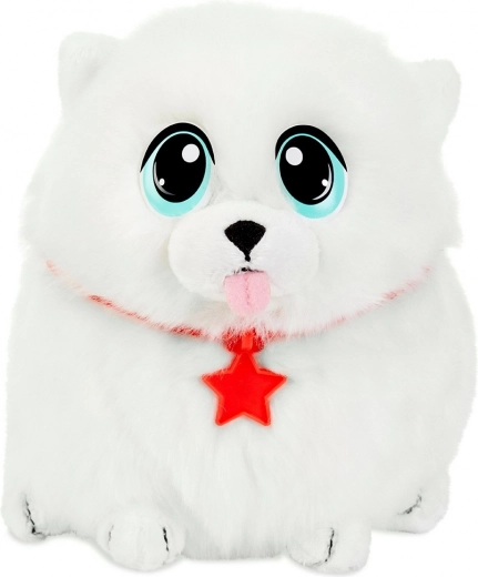 Un adorable perro de peluche para mimar y cuidar