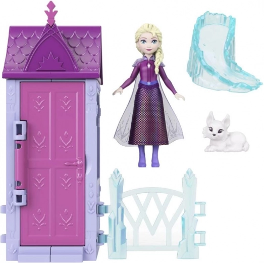 Casita compacta con tobogán