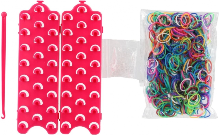 600 bandas elásticas de silicona de colores