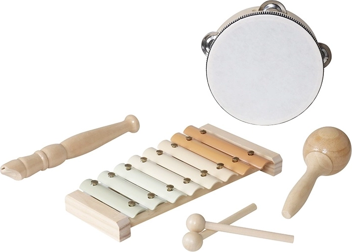 Cuatro instrumentos en un solo set