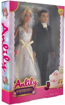 Pareja de boda lista para jugar