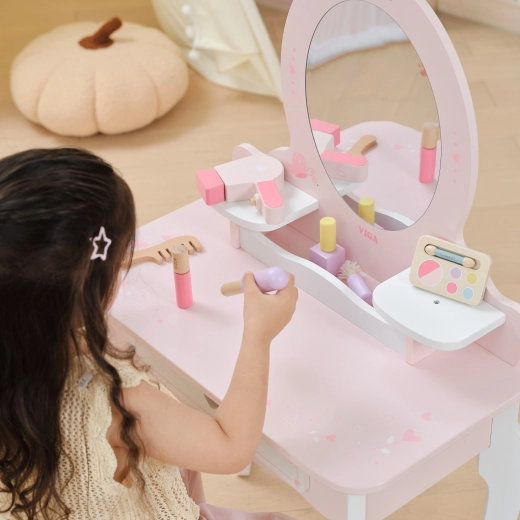 Completo set de accesorios de madera