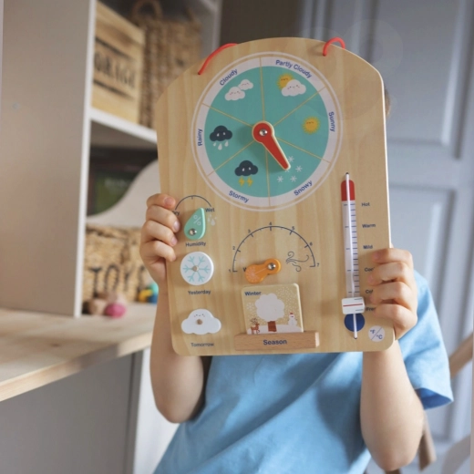 Tablero interactivo del tiempo: aprender jugando cada día