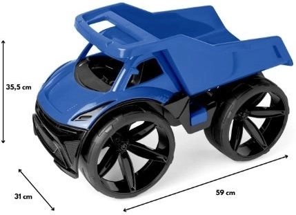 Gran formato de 59 cm y construcción ligera