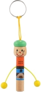 Fácil de enganchar a llaves o mochila