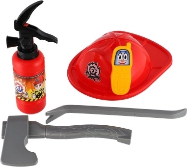 Casco realista para pequeños bomberos