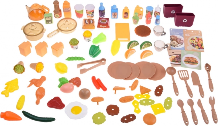Gran set de accesorios y alimentos