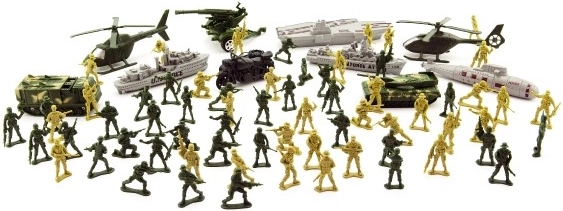 Variado equipamiento militar