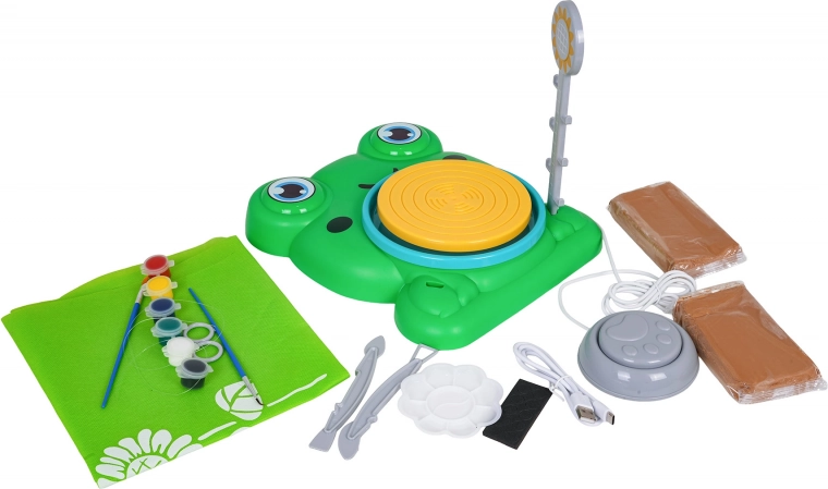 Diseño de rana y equipamiento completo