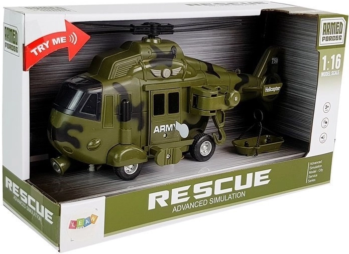 Gancho de rescate funcional con manivela