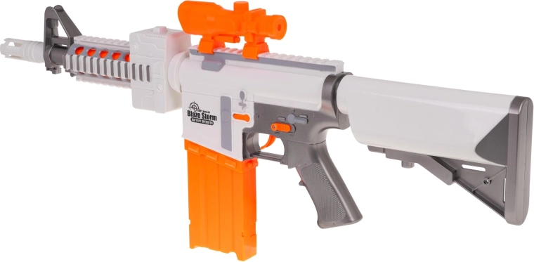 Acción semiautomática y alcance de hasta 15 metros