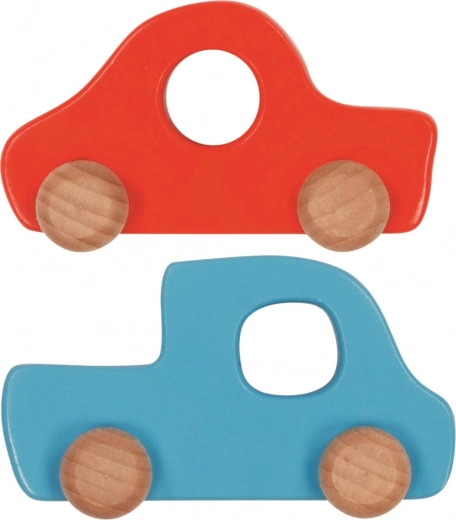 Incluye coches de madera