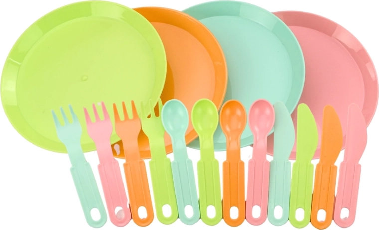 Servicio de mesa completo para 4 personas