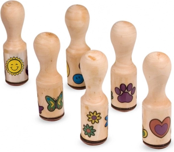 Sellos de madera de calidad con motivos divertidos