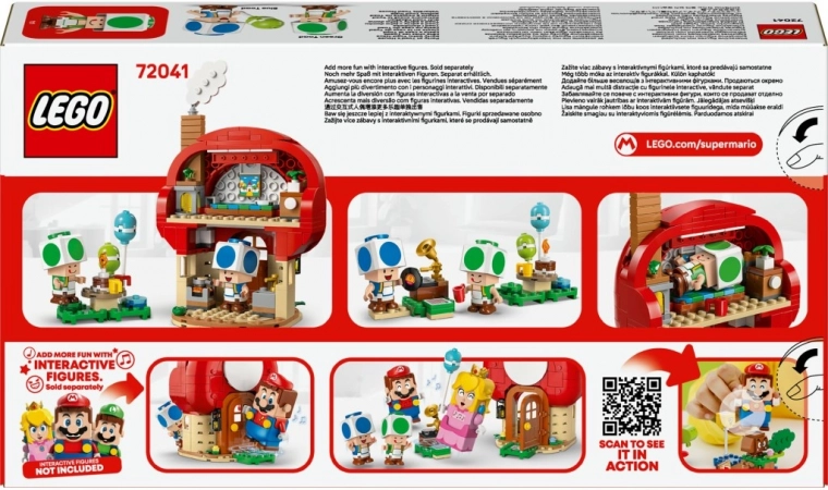 La casa de Toad llena de detalles