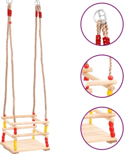 Barra de seguridad y cuerdas estables