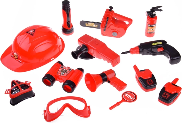 Equipo completo para pequeños bomberos