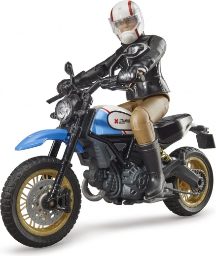 Auténtica Scrambler DUCATI a escala 1:16