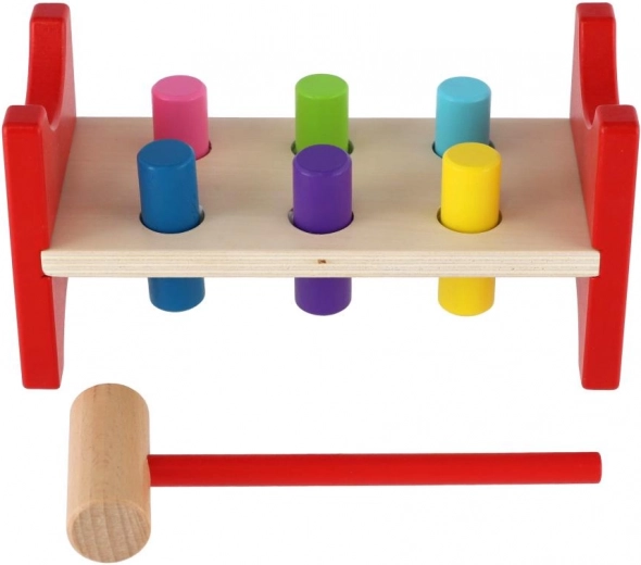 Clavijas de colores para aprender jugando