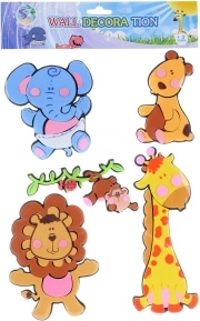 Set multicolor de 5 animalitos