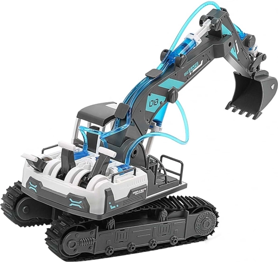 Excavadora con giro de 360° y brazo realista