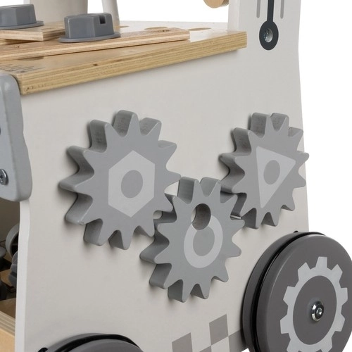 Enseña mecánica: engranajes y elementos móviles