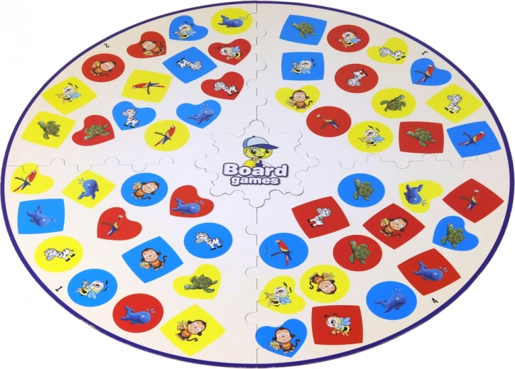Búsqueda de patrones en un tablero de juego colorido