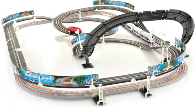 Pista de carreras de dos niveles