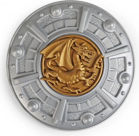 Diseño elegante con dragón dorado