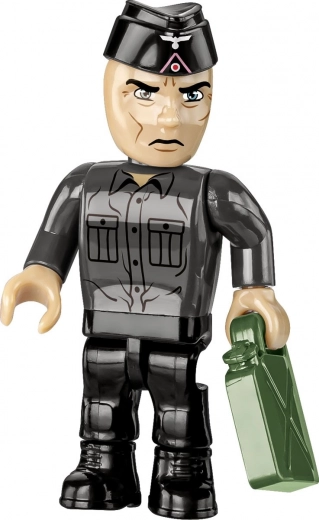 Minifigura de tanquista y accesorios coleccionables