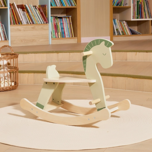 Estructura de madera estable para un balanceo seguro