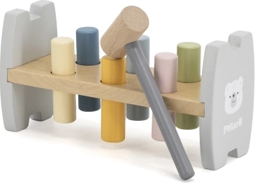 Banco de golpeo para fuerza y coordinación