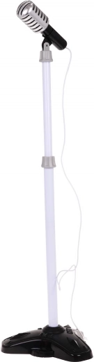 Micrófono en trípode ajustable