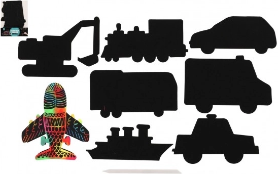 Diferentes motivos de medios de transporte