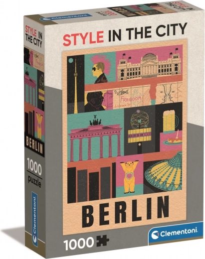 Elegante collage de Berlín en 1000 piezas