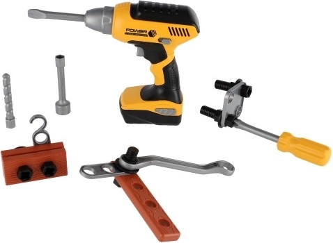 Taladro a batería realista con sonido