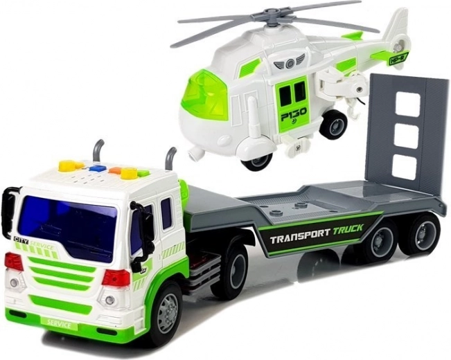 Rampa abatible y transporte a escala 1:16