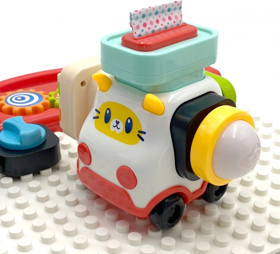 Cochecito con forma de gato