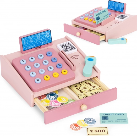 Escáner realista y terminal de pago