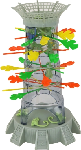 Torre con palitos de colores