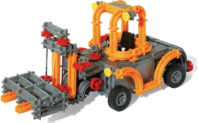 Carretilla elevadora para carga realista