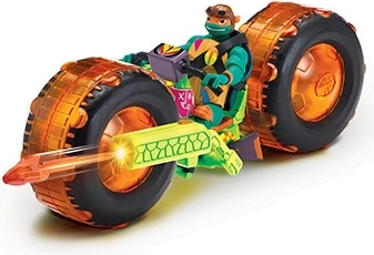 Moto futurista para las Tortugas Ninja