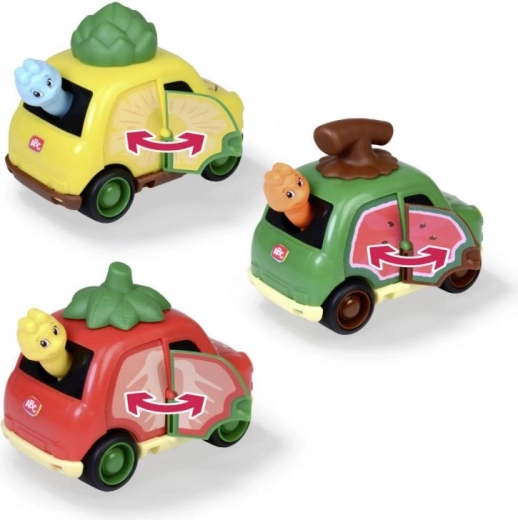Puertas que se abren e imagen oculta de fruta