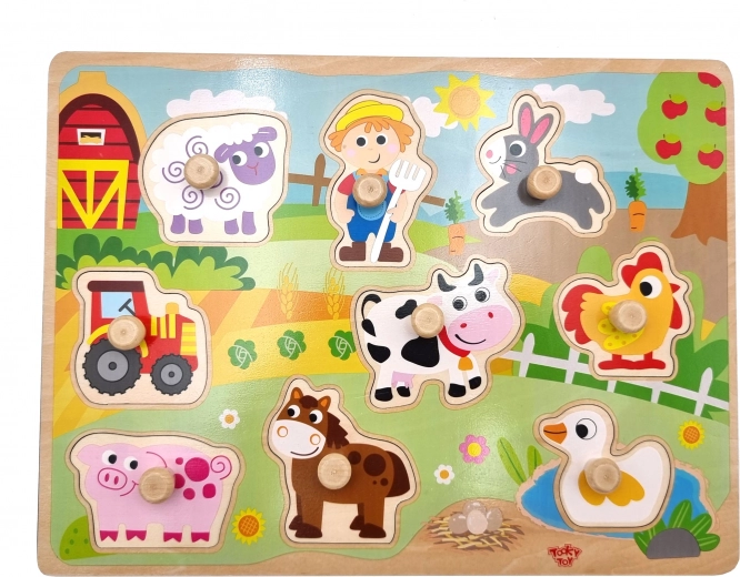 Granja colorida para aprender jugando