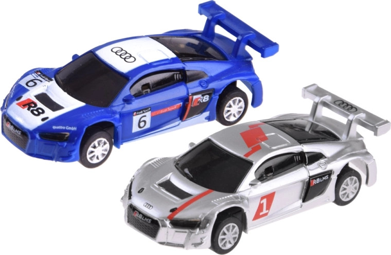 Pareja de vehículos rápidos con diseño AUDI