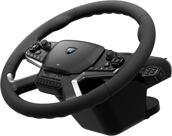 Volante realista de tamaño completo con rotación de 1800°