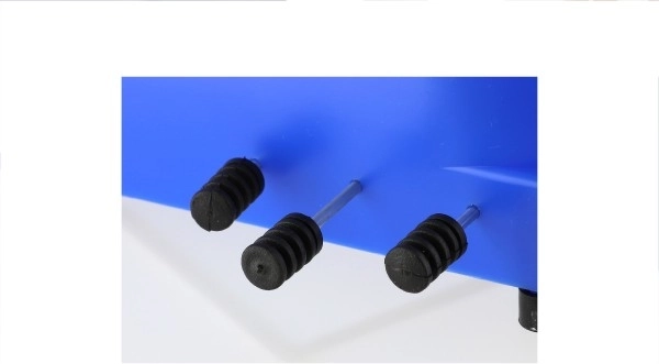 Estructura resistente de plástico y metal