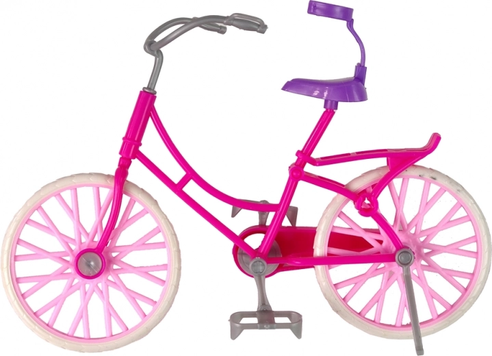 Encantadora bicicleta rosa