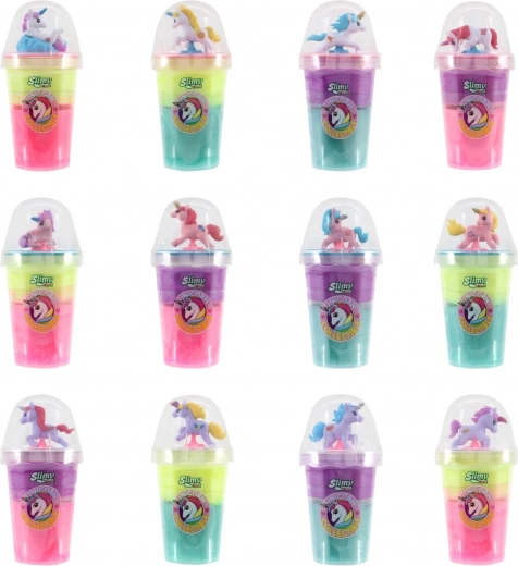 Slime divertido con colores intensos